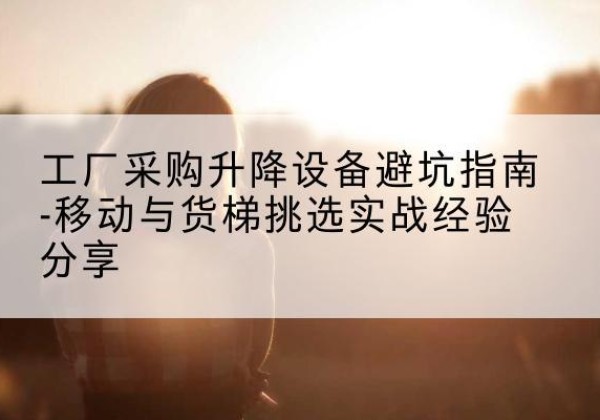 盐山移动式升降机怎么选-工厂采购升降设备避坑指南-移动与货梯挑选实战经验分享